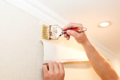 Pose de papier peint à Puylausic — revêtements muraux et toiles de verre